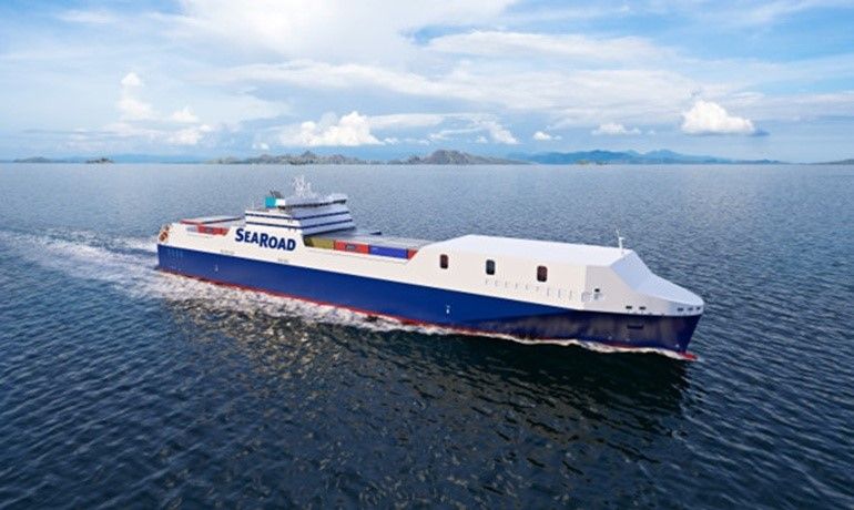 SeaRoad Launches New RoRo Vessel at Flensburger Shipyard — New