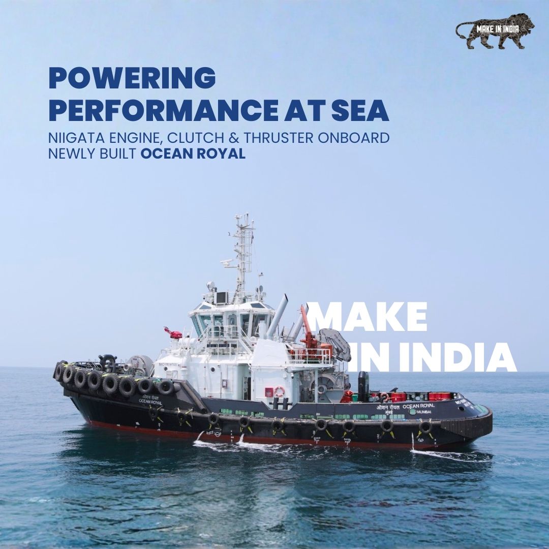 UCSL Launches Ocean Royal Tugboat with Niigata Engine