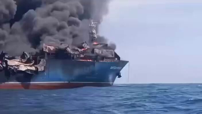Iran Strikes Thai Cargo Ship Near Strait of Hormuz | Maritime News ...