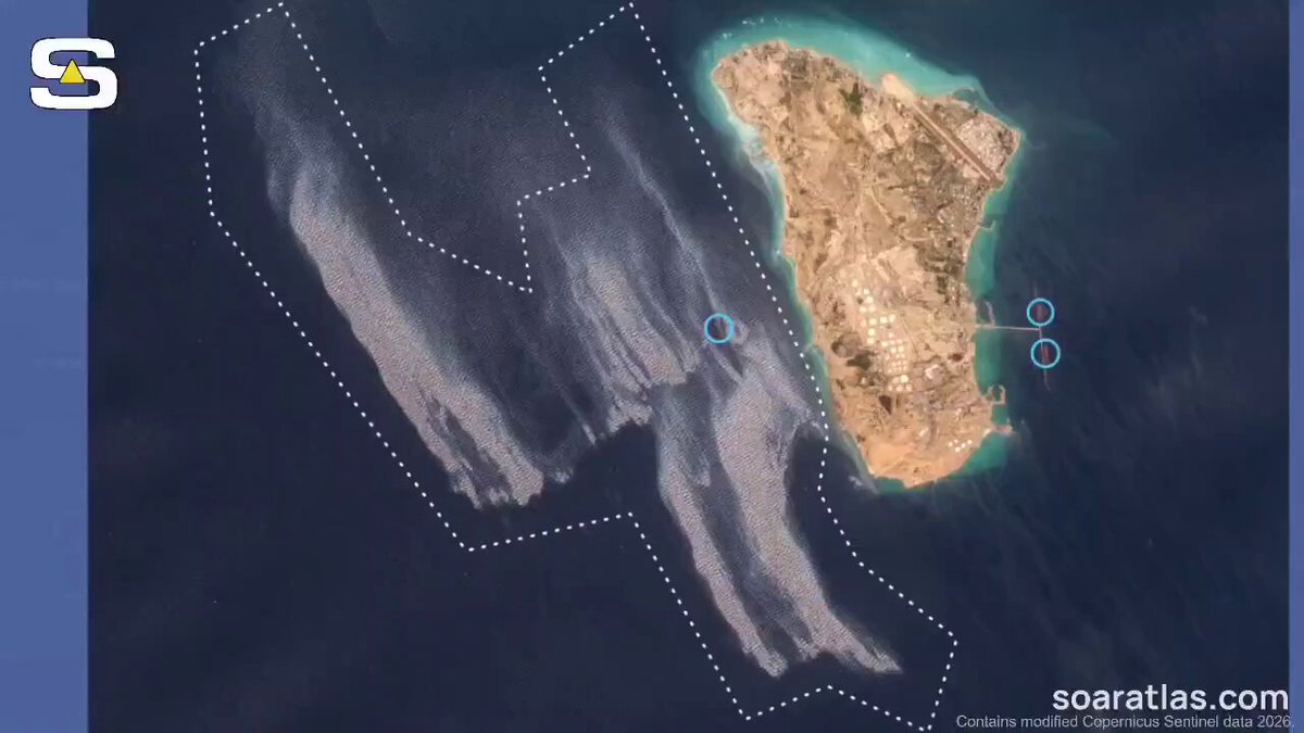 Massive Oil Spill Detected Near Iran's Kharg Island