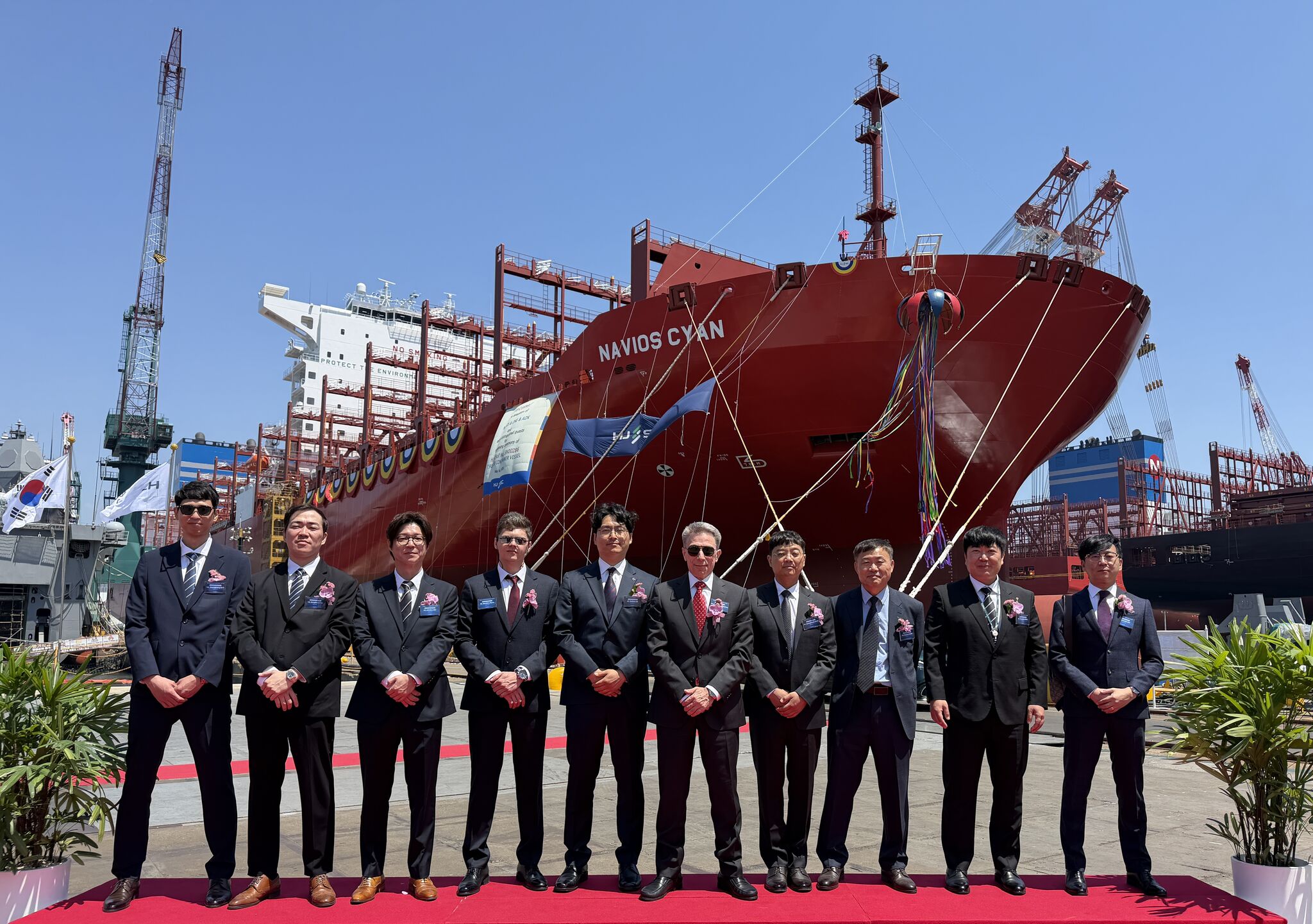 NAVIOS CYAN Delivered and Departs on Maiden Voyage
