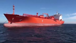 Mines Found on Gas Carrier Archeonius in Russia