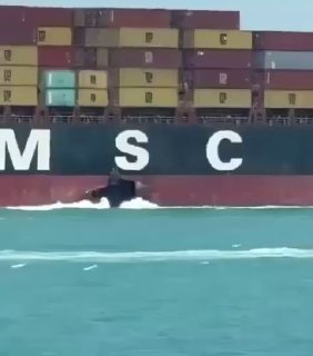 Explosion Causes Large Hole in MSC Sariska V Hull