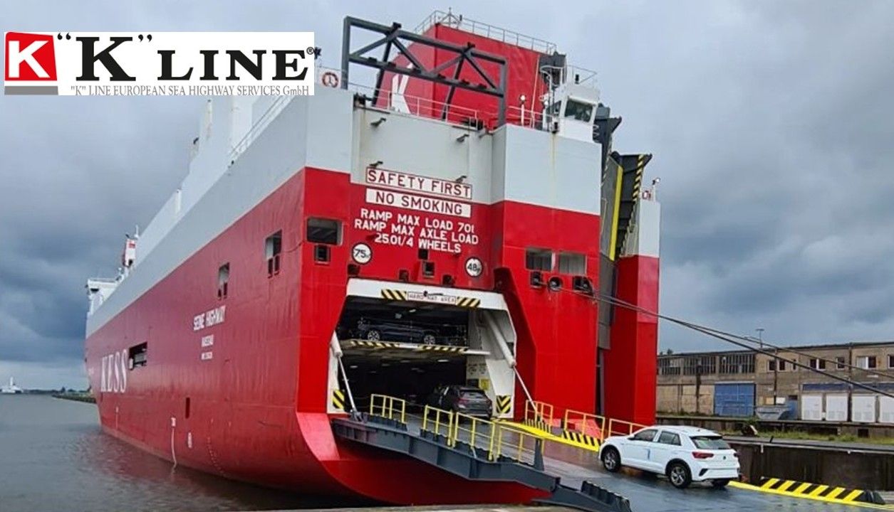 K Line Orders Four LNG Dual-Fuel Car Carriers for Europe