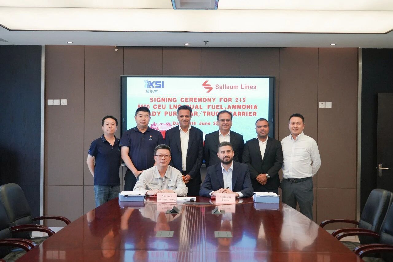 Sallaum Lines Orders Four New 8,600 CEU Dual-Fuel PCTCs