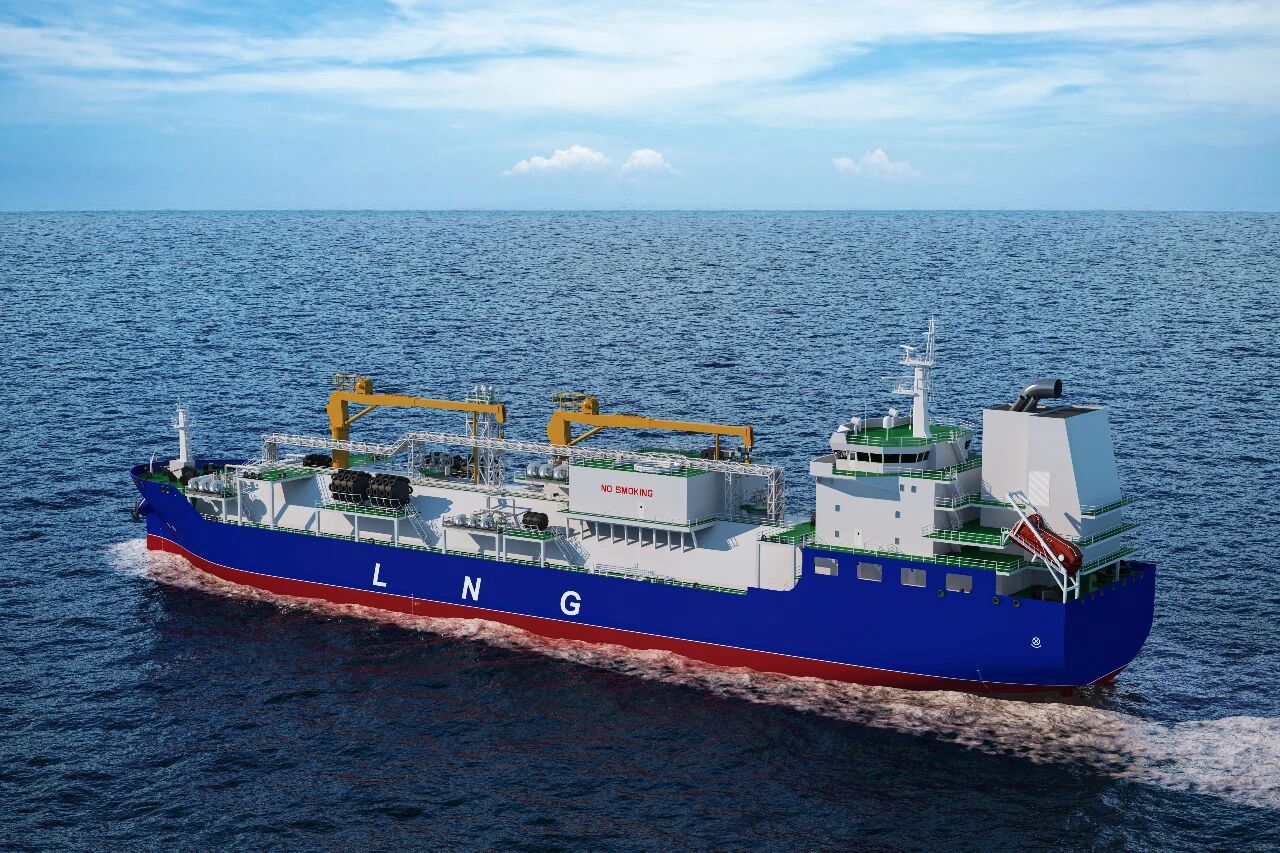 CIMC Pacific Signs Contract for LNG Bunkering Vessels