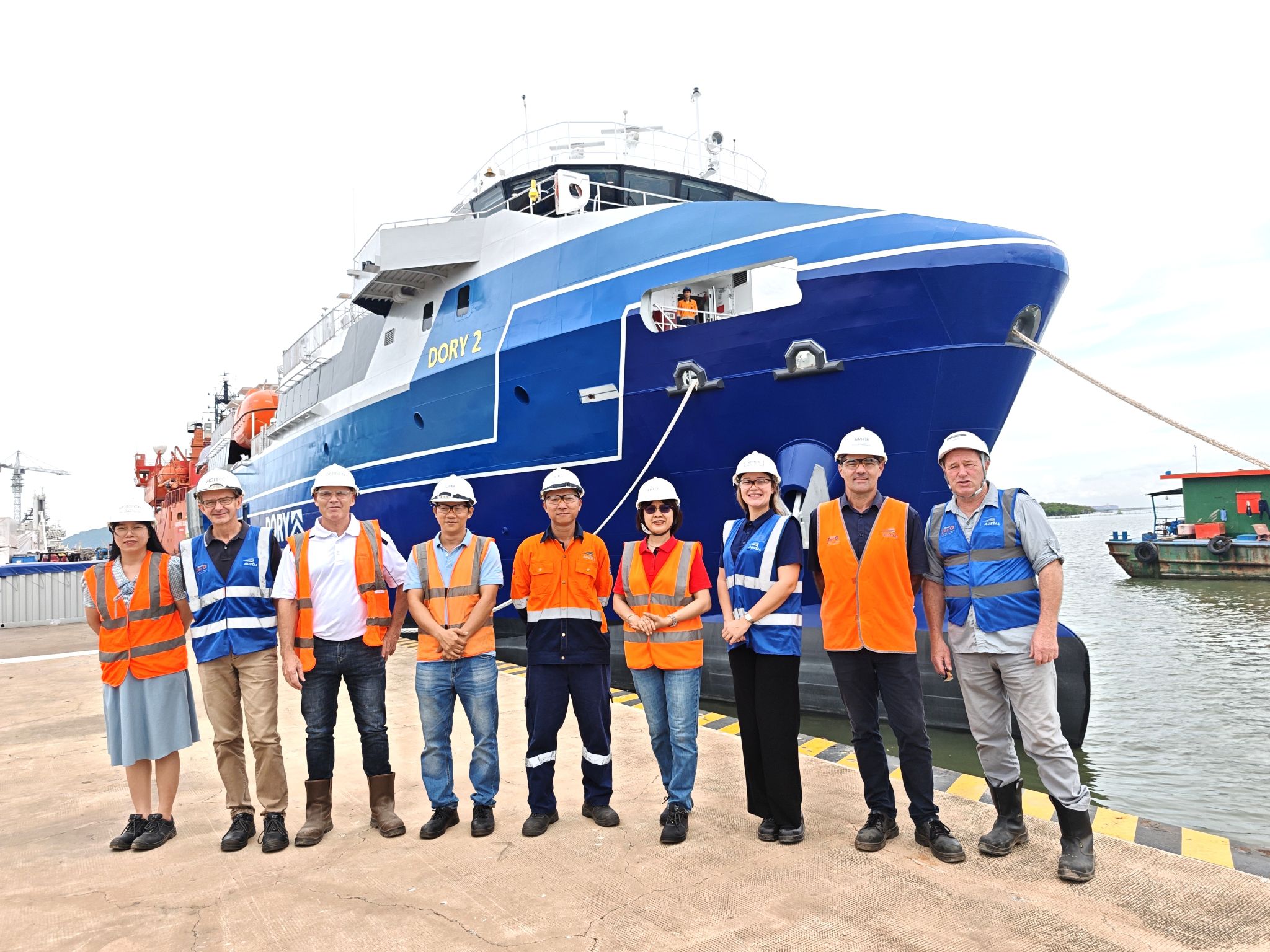 Austal Vietnam Delivers First Aluminium-Steel Vessel Dory 2