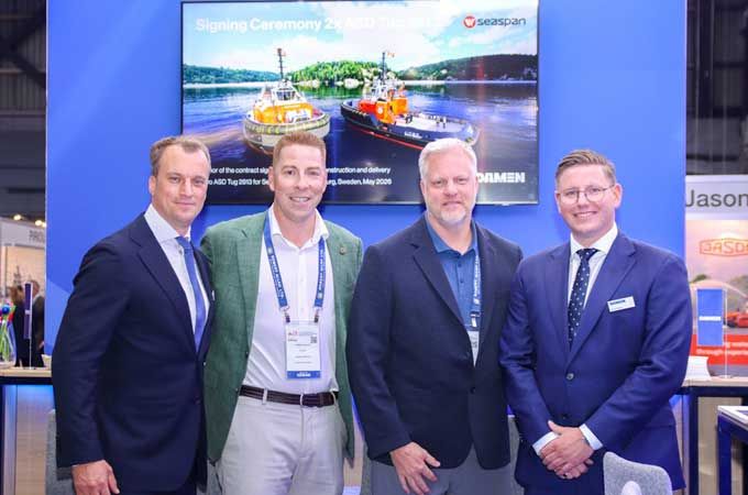Damen Signs Deal to Deliver Two ASD Tugs to Seaspan