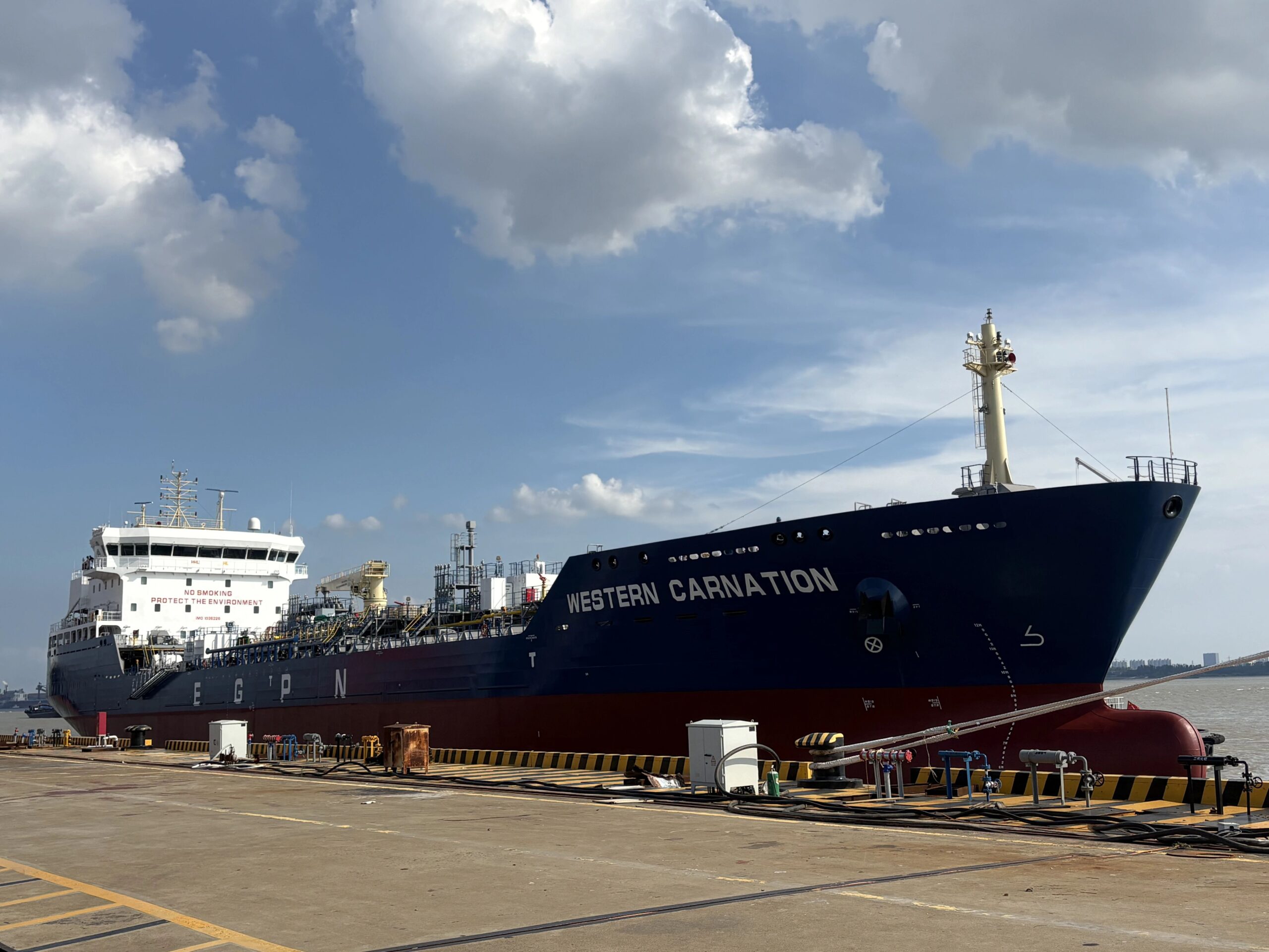 Wuhu Shipyard Delivers 18,500 DWT Chemical Tanker Western Carnation