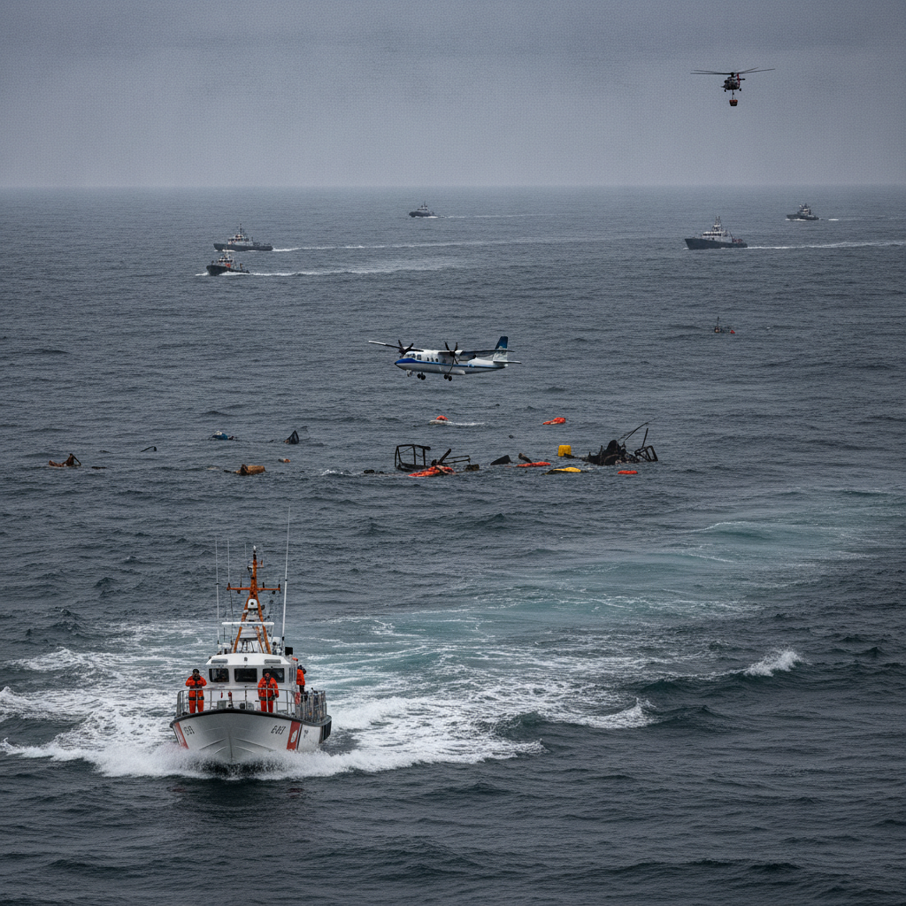 Search Continues for 22 Missing Sailors from Sunk MV Ocean Winner