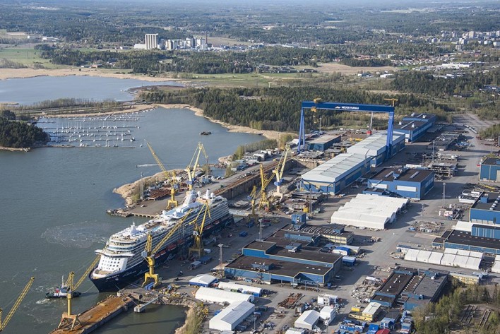 Meyer Turku Floats Out Fourth Icon Class Ship Hero of the Seas