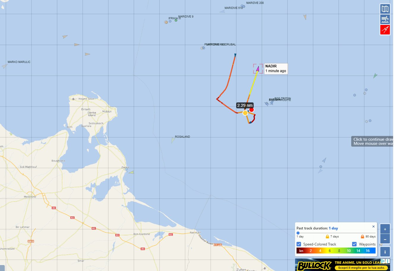 Rescue Vessel Nadir Reportedly Recovers Migrants Near Didon Platform