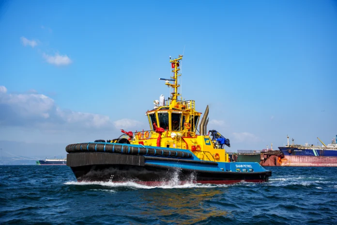 SAAM Towage Christens Petrel Tugboat in Arica