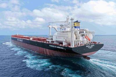 World's First Ammonia-Powered Bulk Carrier Begins Service
