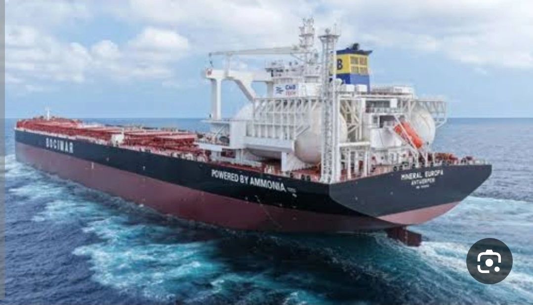 CMB.Tech's Ammonia-Powered Bulk Carrier Completes Sea Trials