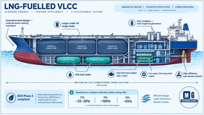 Kawasaki Delivers Fourth LNG-Fuelled VLCC Tsurugidake