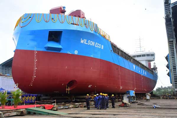 UCSL Launches Largest-Ever Vessel for Norway's Wilson ASA