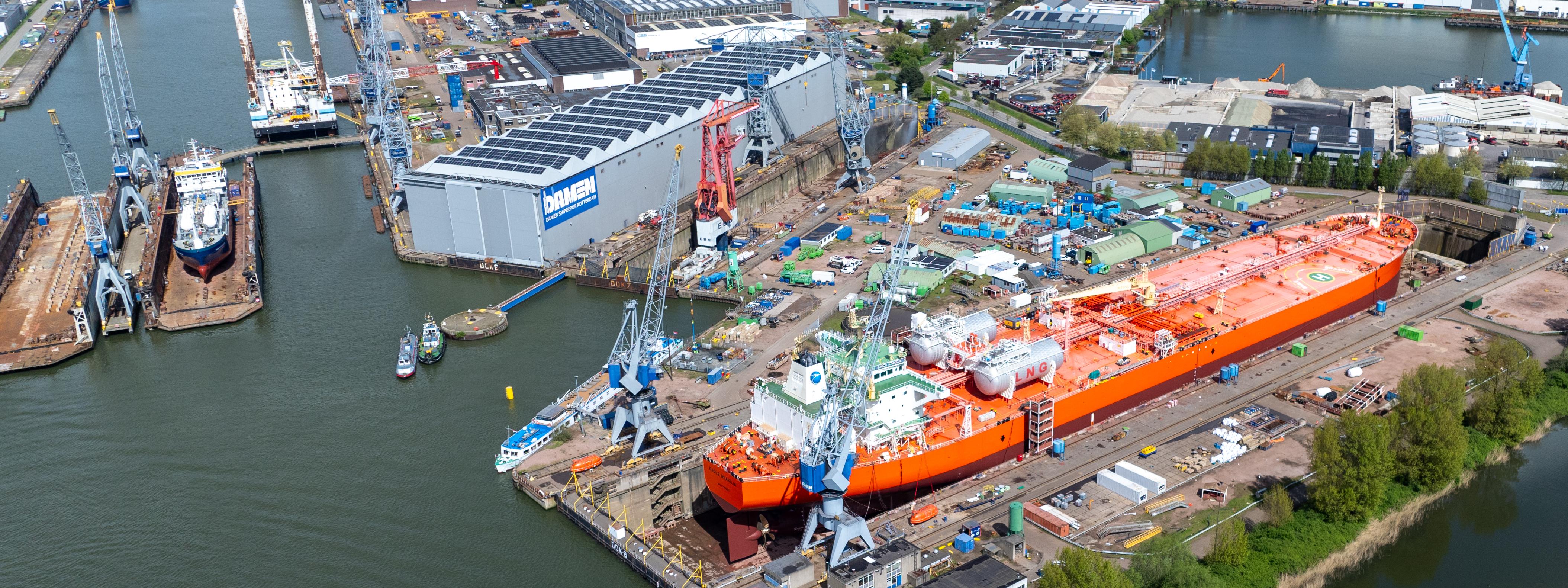 DAMEN SHIPREPAIR ROTTERDAM, Location Schiedam - SHIPYARD
